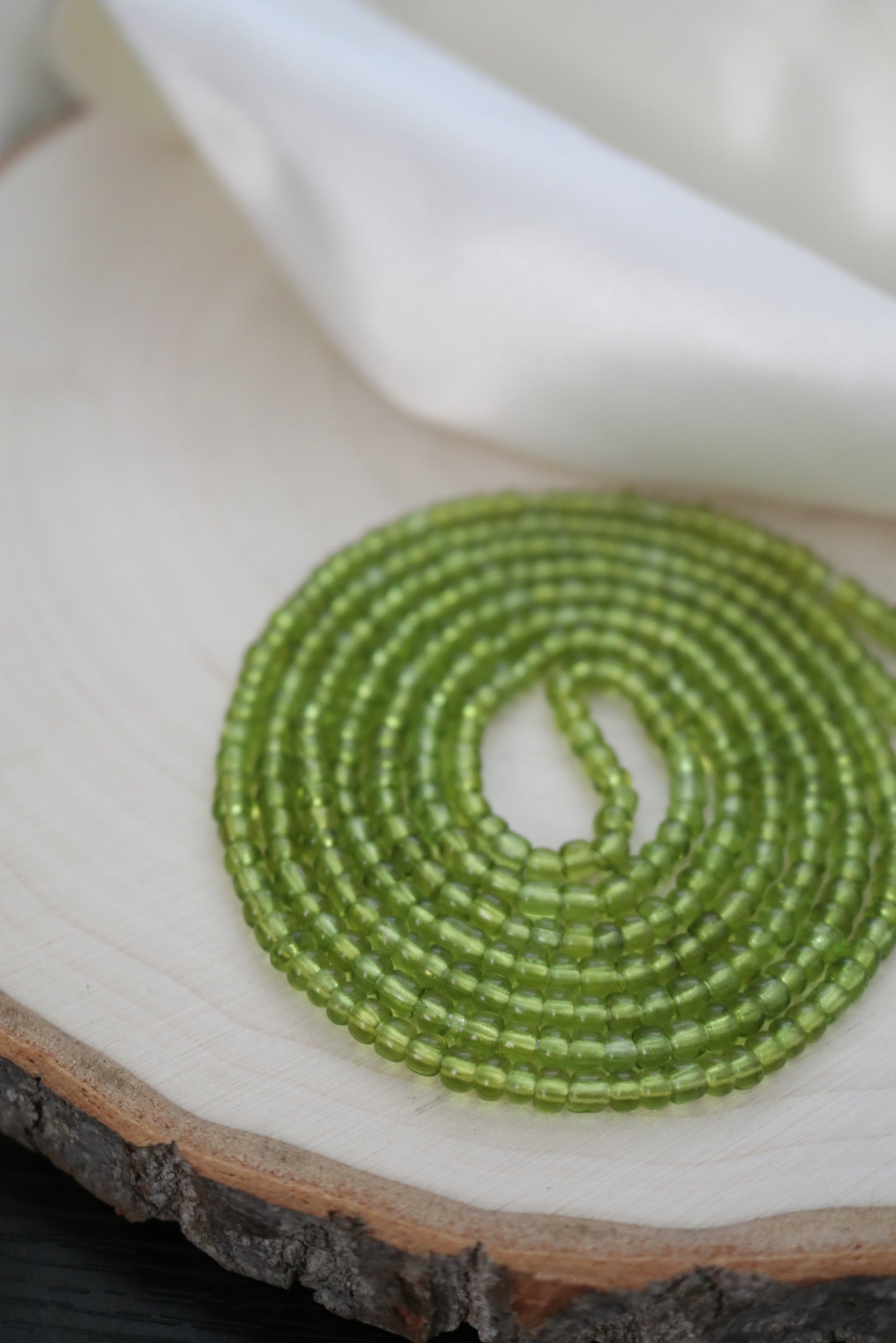 Translucent Green Solid Strand