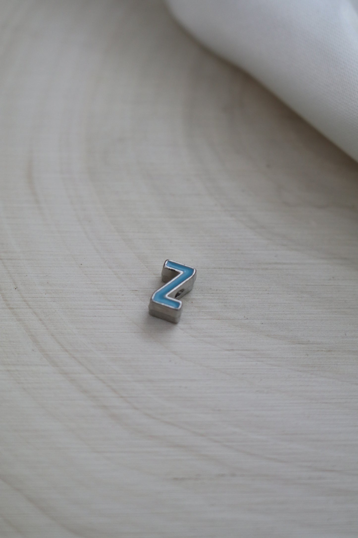 Silver Rainbow Alphabet Charms