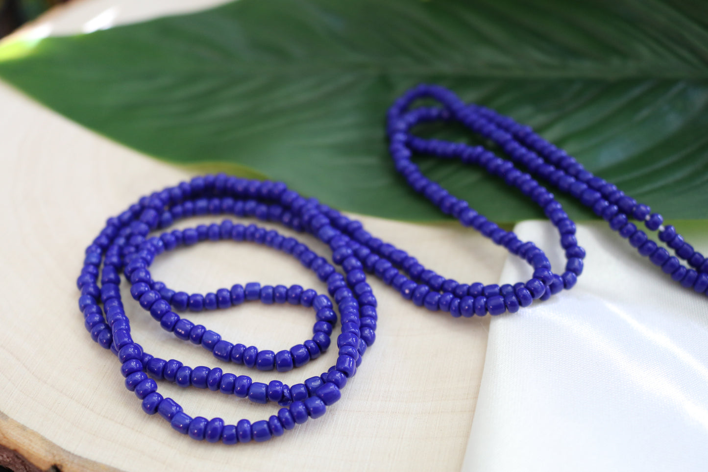 Indigo Blue Solid Strand
