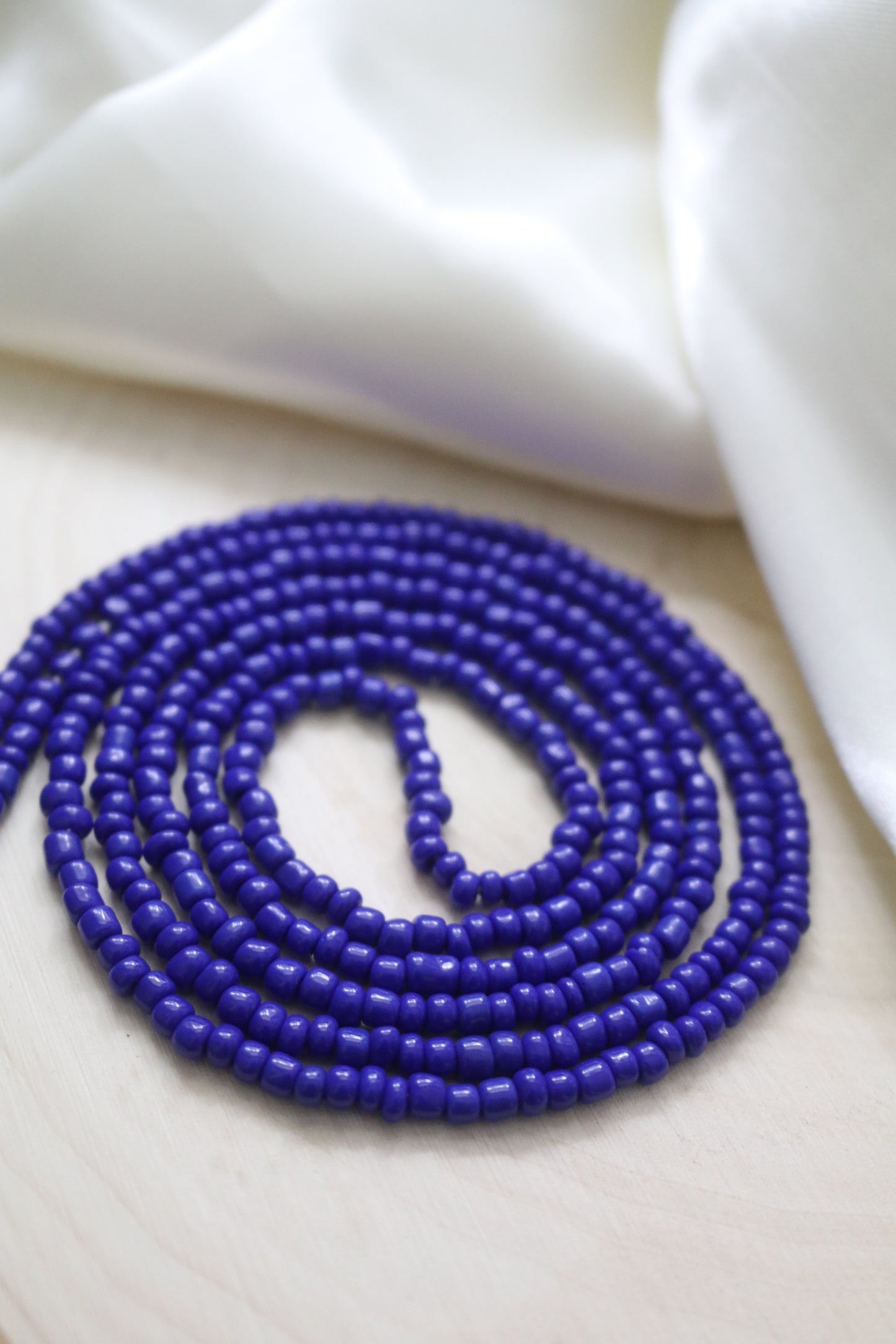 Indigo Blue Solid Strand