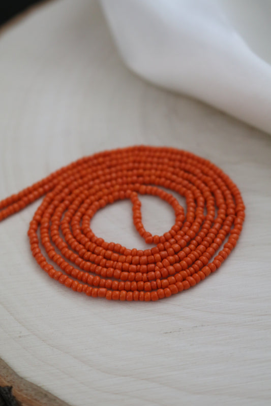 Orange Petite Solid Strand