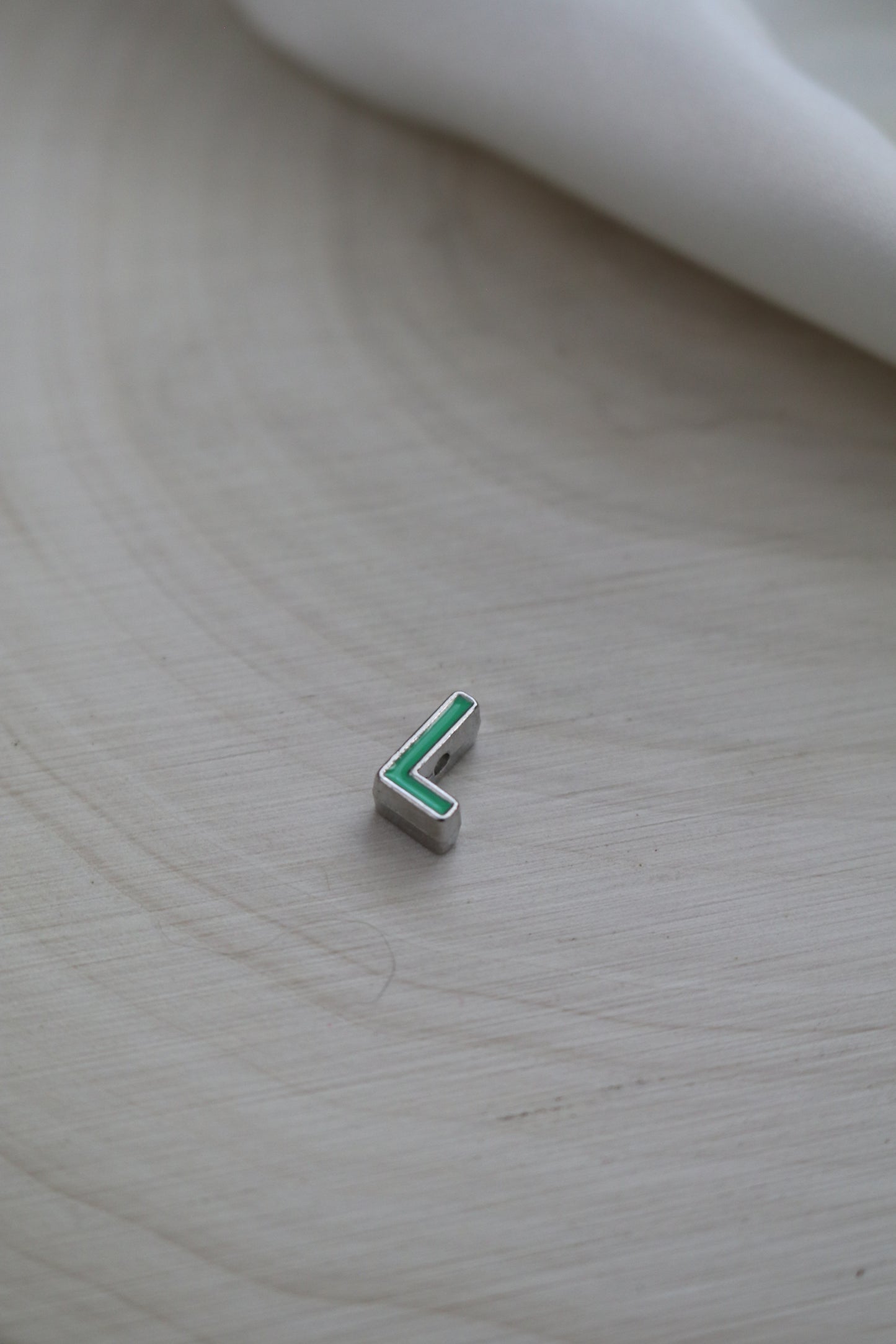 Silver Rainbow Alphabet Charms