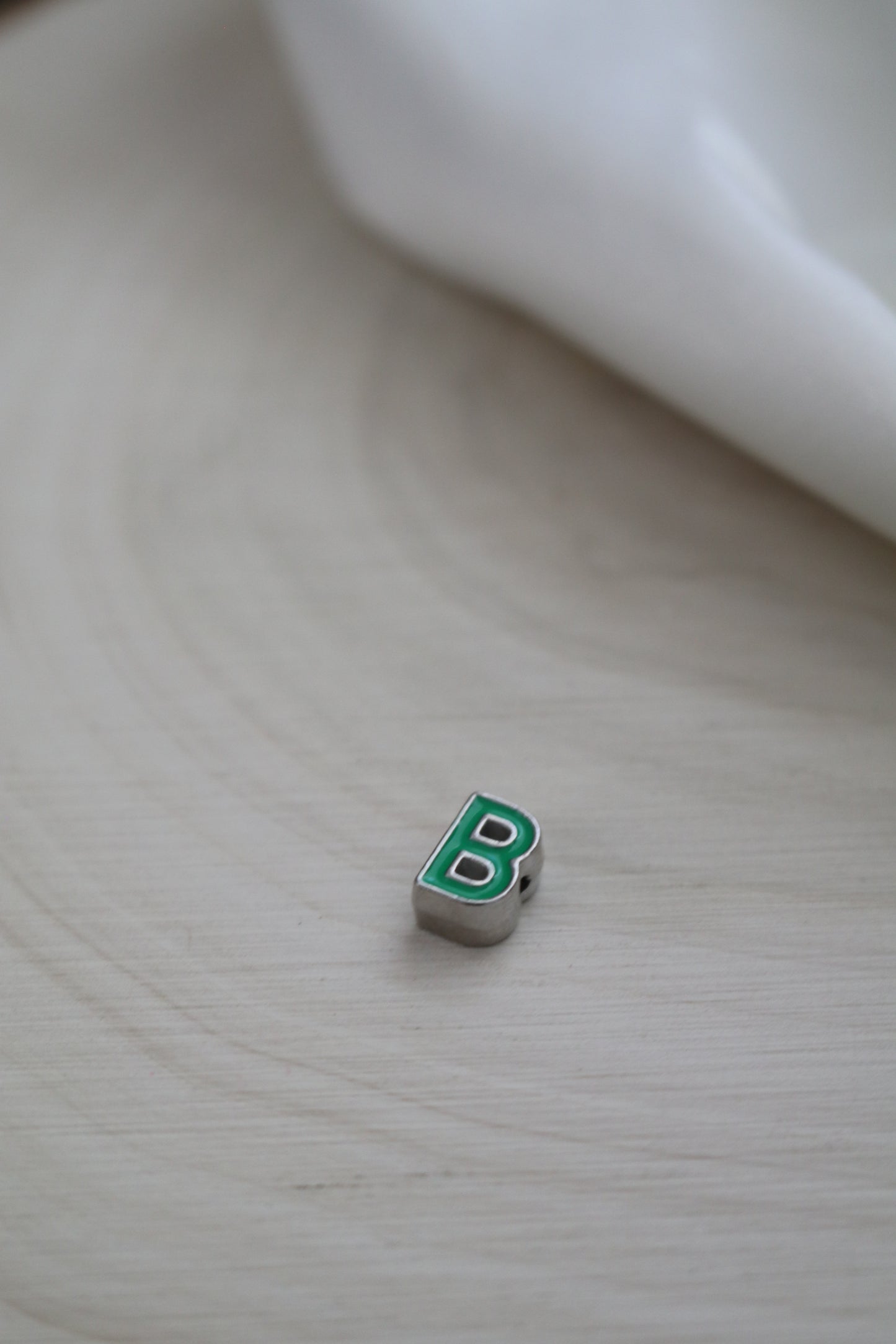 Silver Rainbow Alphabet Charms