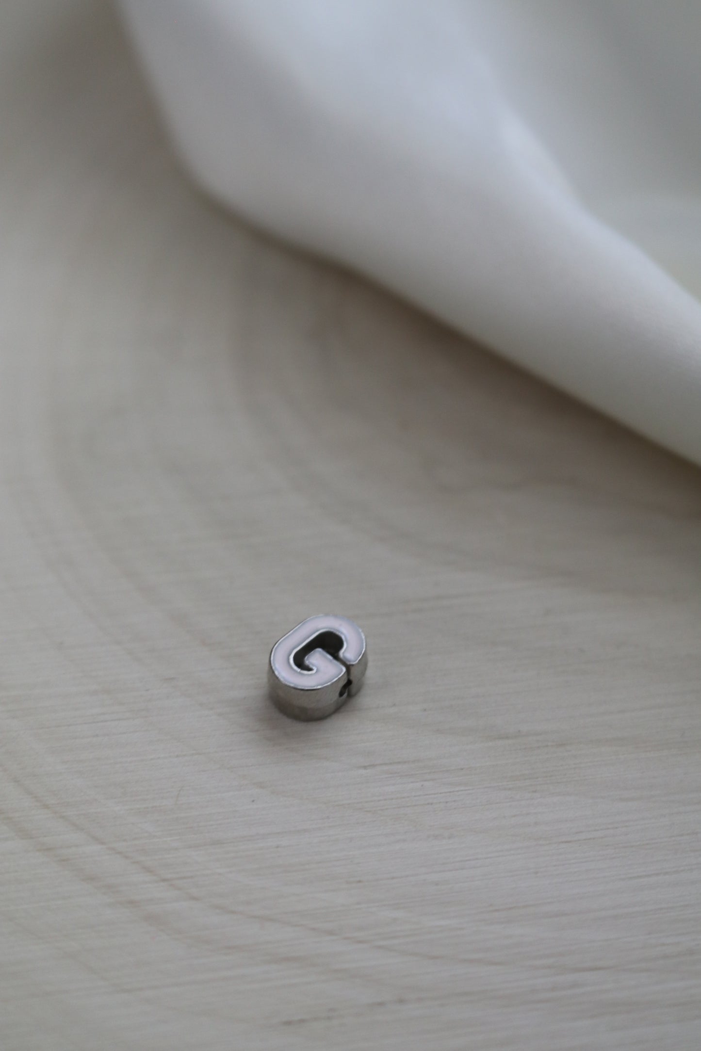 Silver Rainbow Alphabet Charms