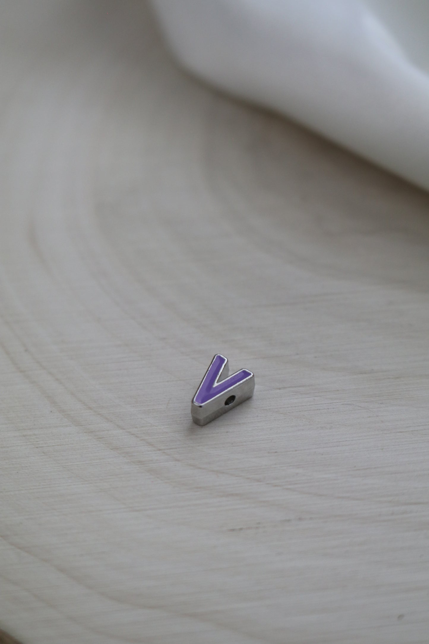 Silver Rainbow Alphabet Charms