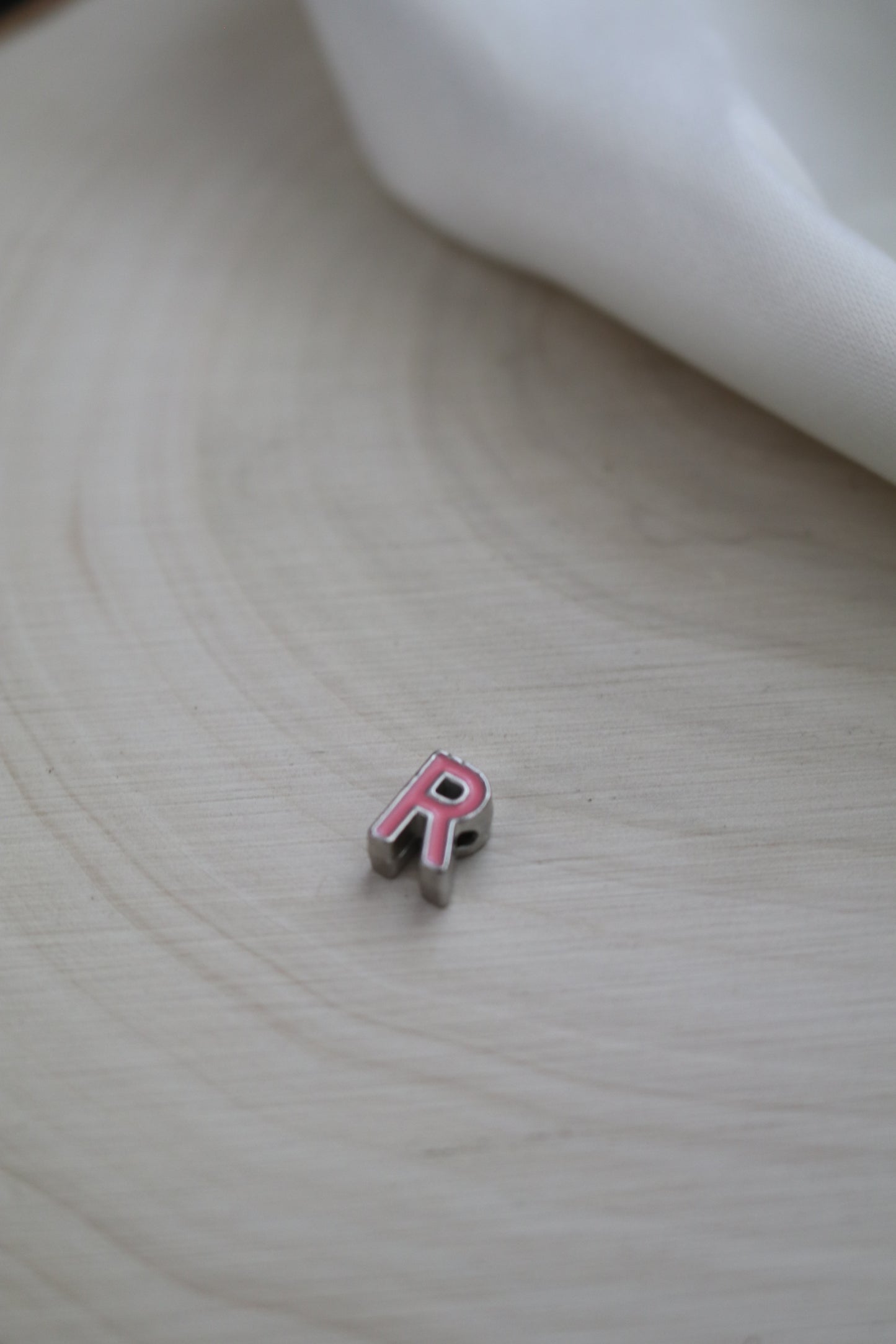 Silver Rainbow Alphabet Charms