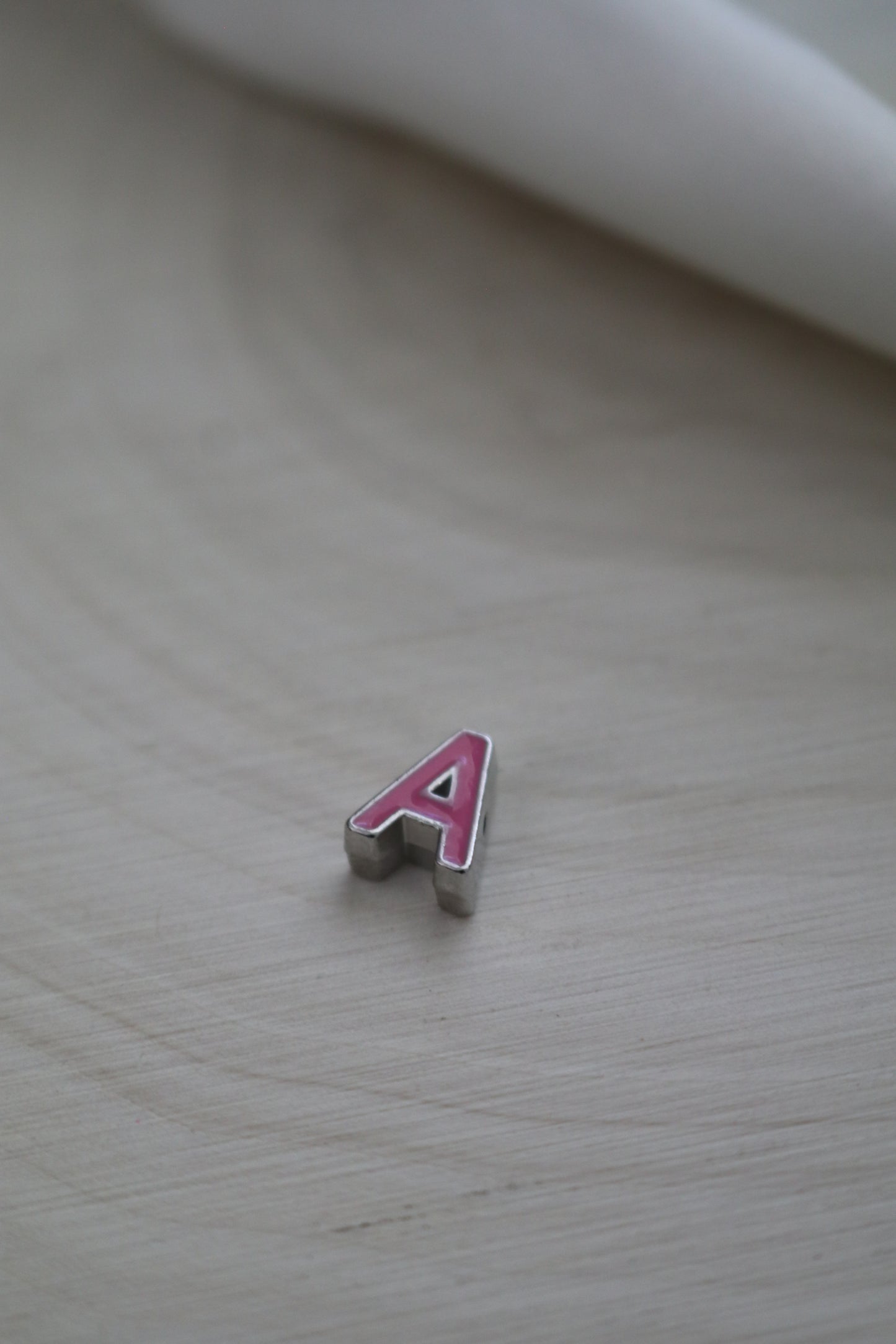 Silver Rainbow Alphabet Charms