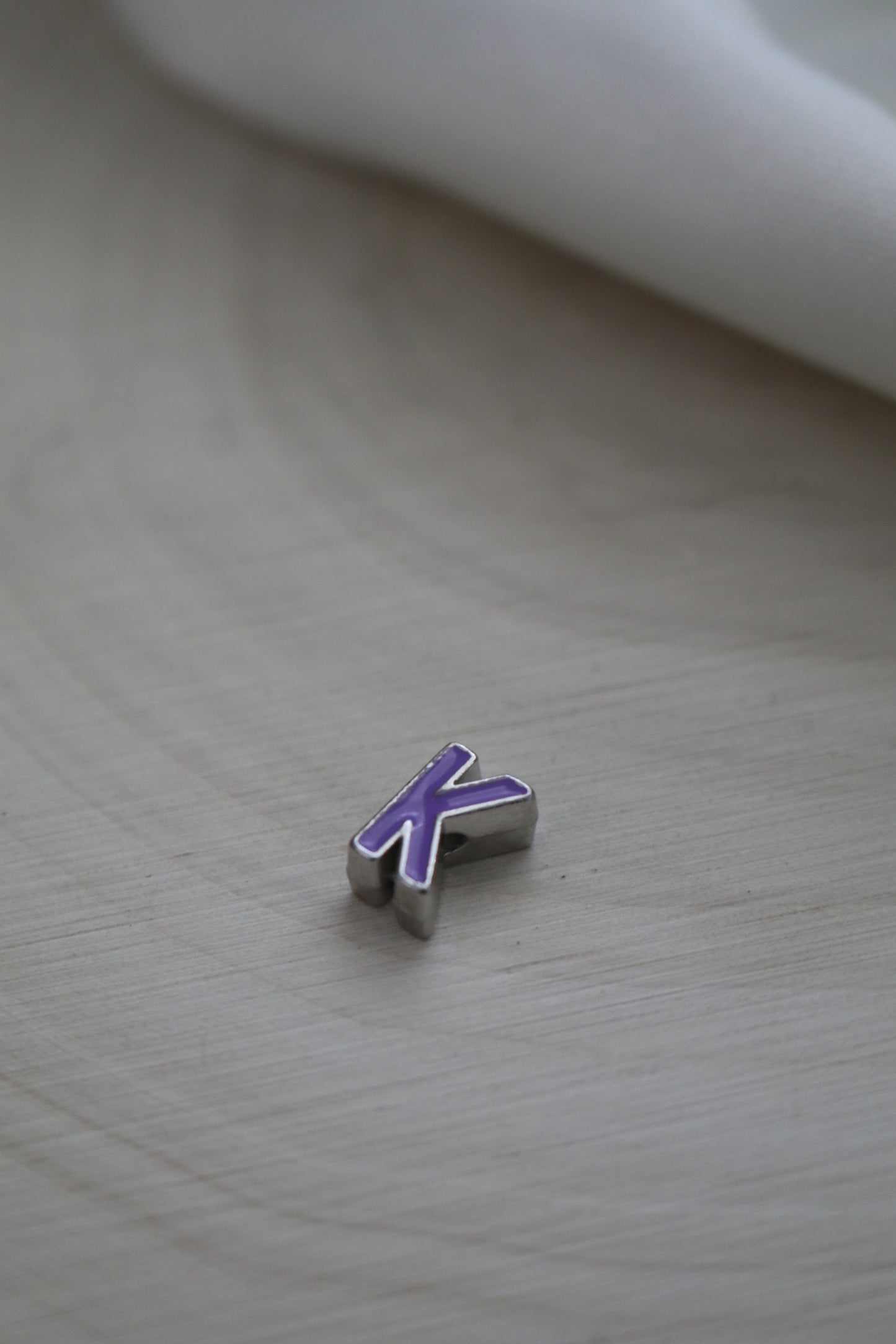 Silver Rainbow Alphabet Charms