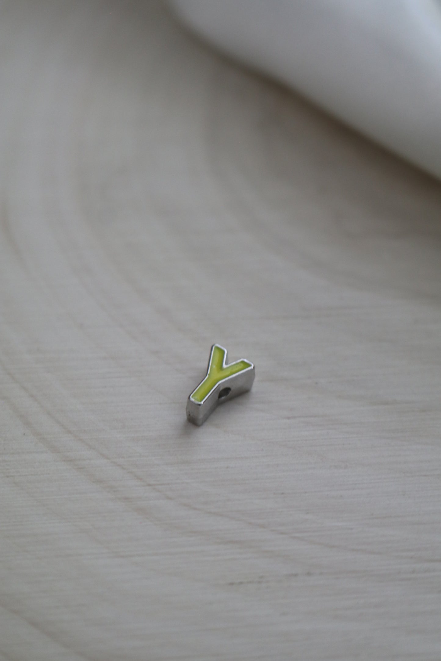 Silver Rainbow Alphabet Charms