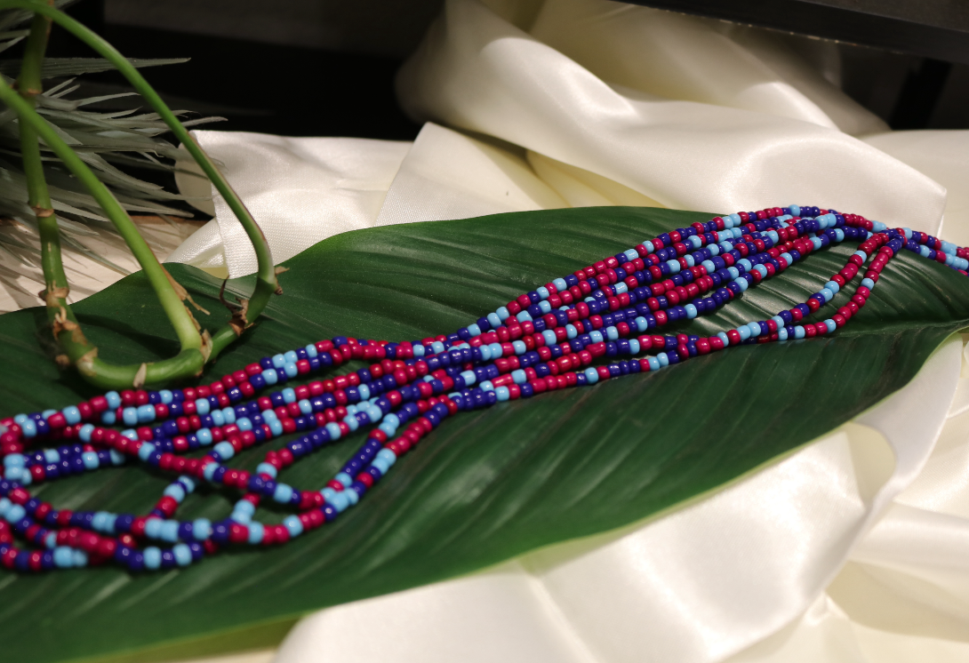 Blue & Magenta Multicolored Strand